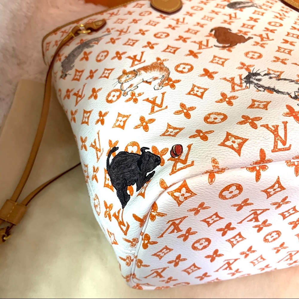 โSOLDโ Louis Vuitton Catogram Neverfull MM bag - Picture 7 of 12